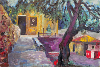 В этом доме родился Эль Греко (этюд). 2008. холст, масло. 60х90